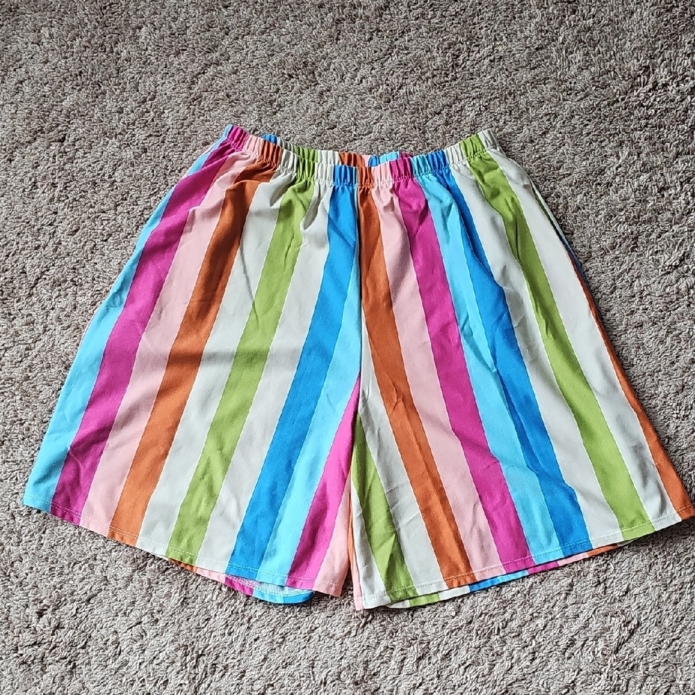 Minaa Monroe Colorful Striped Shorts